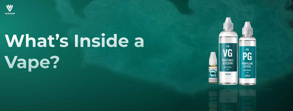 What’s Inside a Vape? (E-liquids Explained)