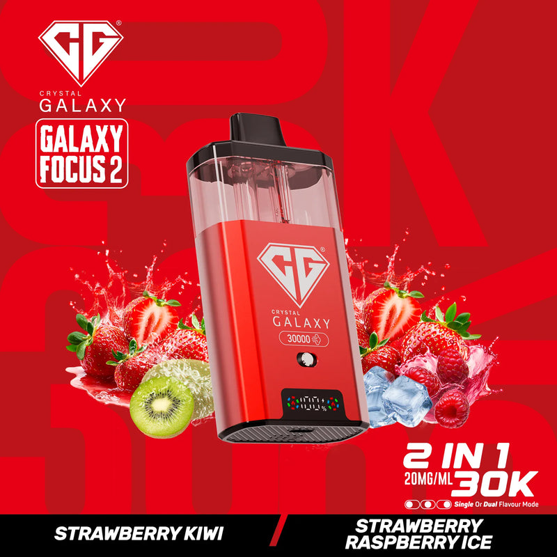 Crystal Galaxy 30k Focus 2 Prefilled Vape Kit - From £10.70