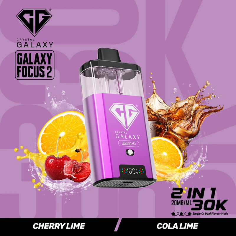 Crystal Galaxy 30k Focus 2 Prefilled Vape Kit - From £10.70