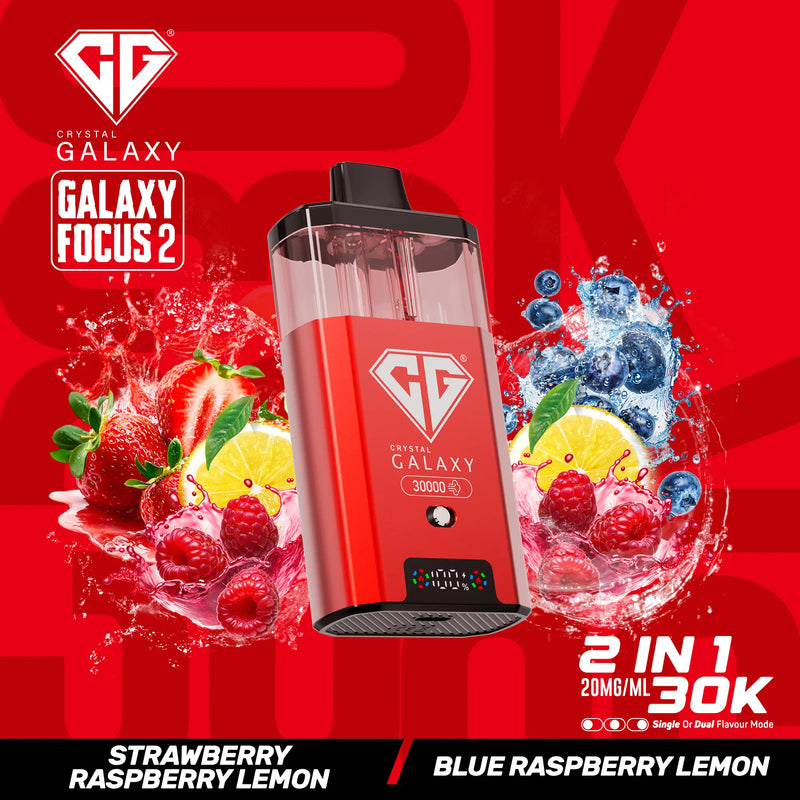 Crystal Galaxy 30k Focus 2 Prefilled Vape Kit - From £10.70