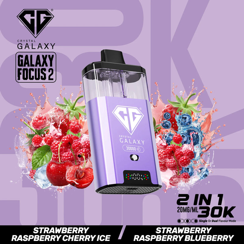 Crystal Galaxy 30k Focus 2 Prefilled Vape Kit - From £10.70
