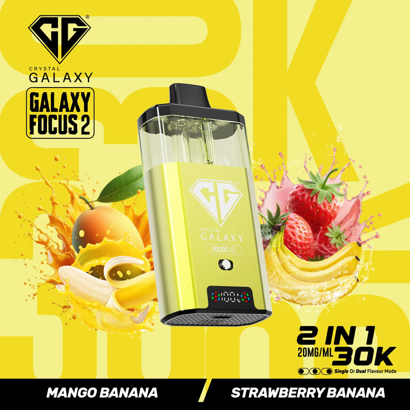 Crystal Galaxy 30k Focus 2 Prefilled Vape Kit - From £10.70