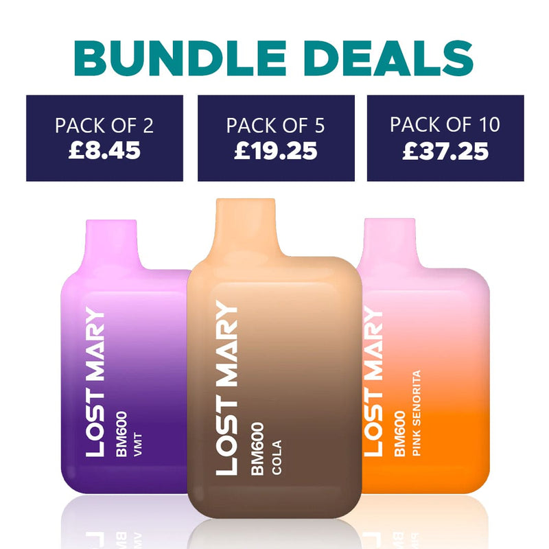 Lost Mary BM600 20mg Disposable Vape By ELFBAR deals available at Vapeverse