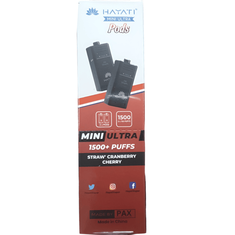 Hayati Mini Ultra 1500 prefilled Pods