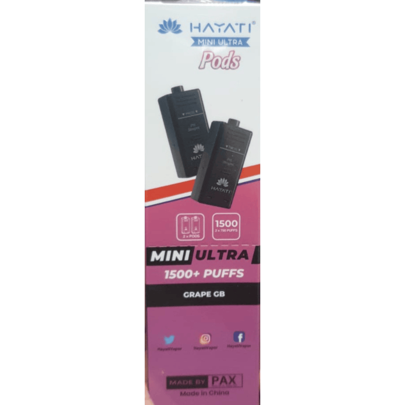 Hayati Mini Ultra 1500 Replacement Pods - £2.89 Only