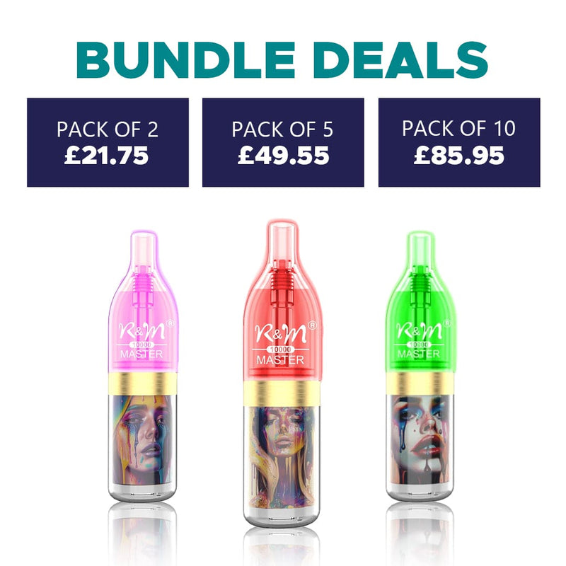 R&M Master 10000 Puffs Disposable Vape's VapeVerse UK Deal Image