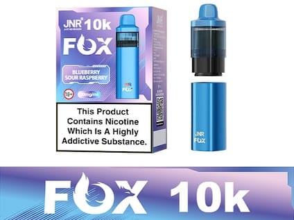 JNR Fox 10K Prefilled Pod Vape Kit - From £8.00