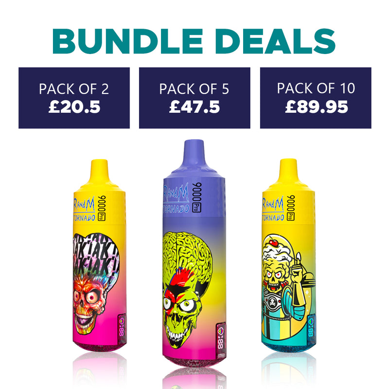 Fumot RandM Tornado 9000 Pro Disposable Vape - Starting From £9.00