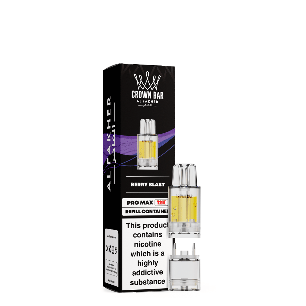 Al Fakher Crown Bar Pro Max 12K Refill Replacement Pod - Starting From £4.40