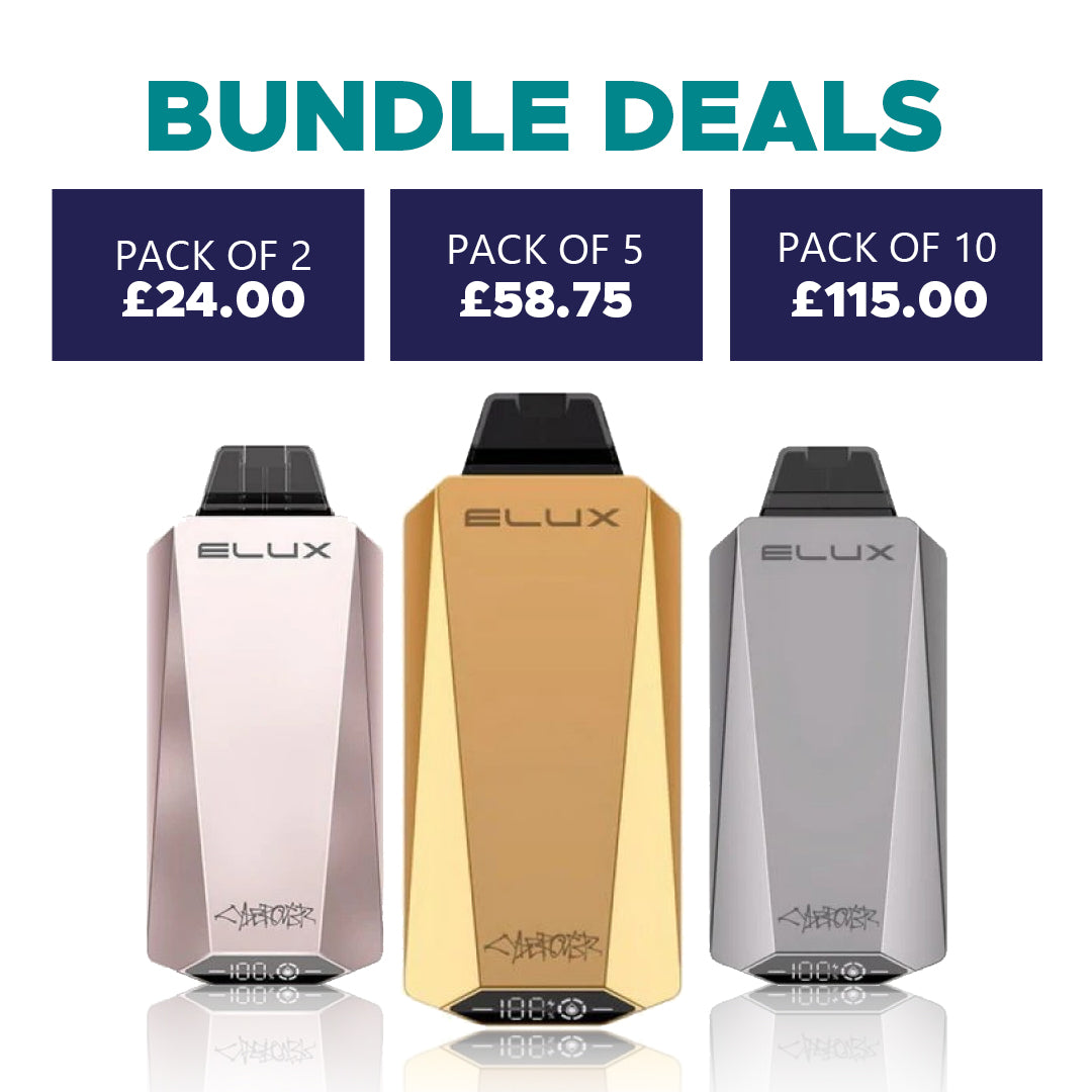 Elux Cyberover 15000 Puffs Disposable Vape Multi Buy Deals Vapeverse UK