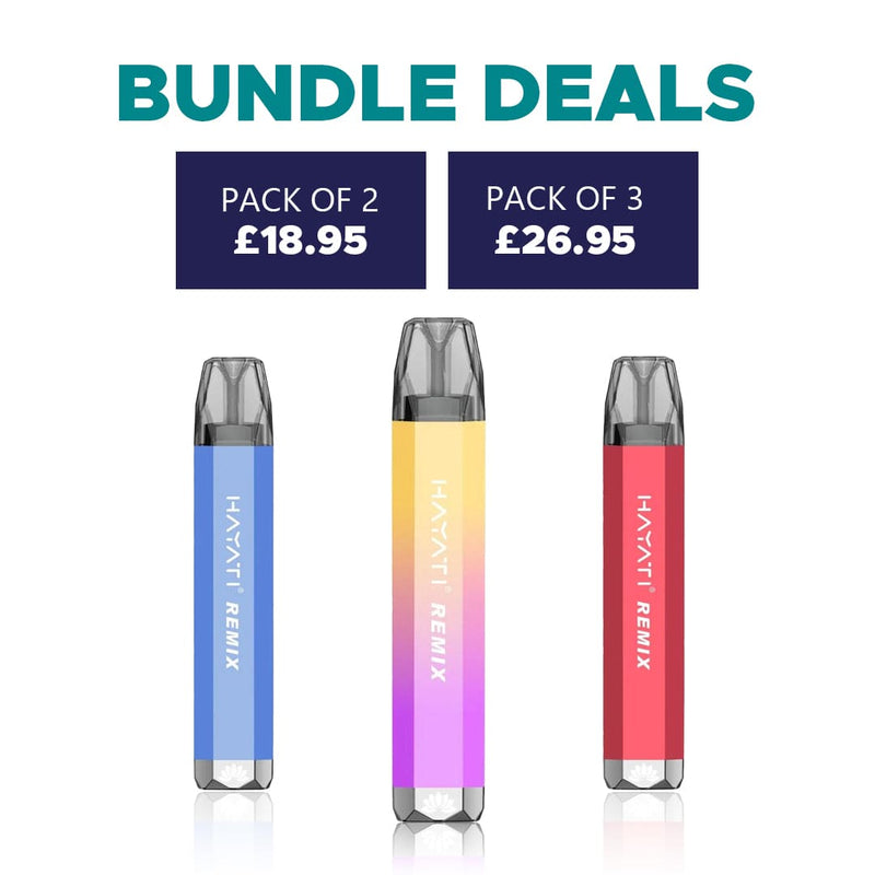 Hayati Remix 4 in 1 2400 Puffs Disposable Vape - Starting From £3.00