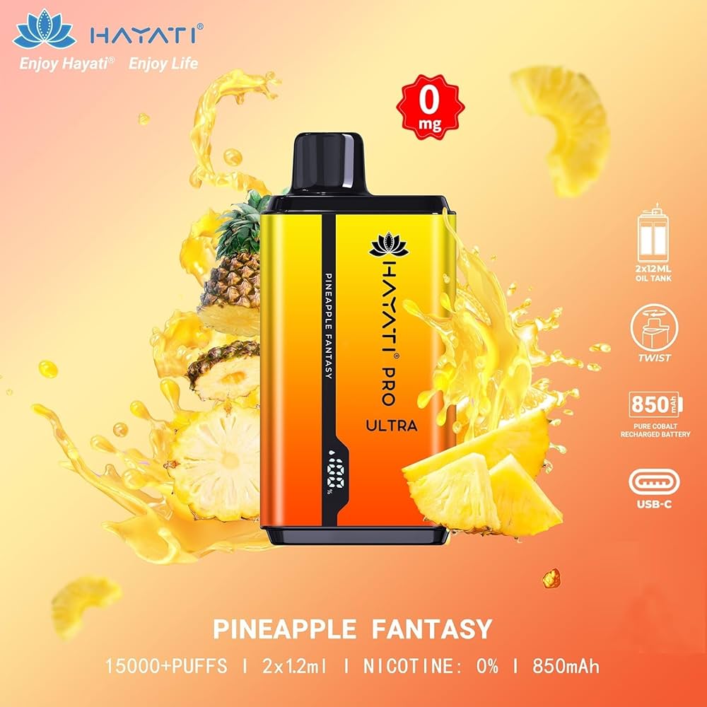 Hayati Pro Ultra 15000 Puffs Prefilled Vape - Only £6.99