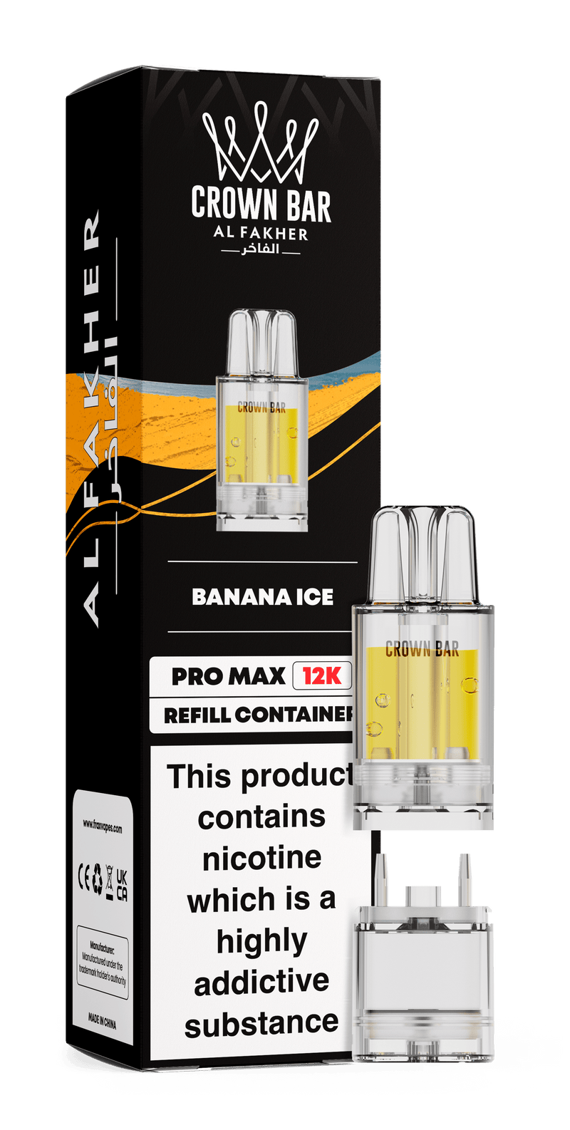 Al Fakher Crown Bar Pro Max 12K Refill Replacement Pod - Starting From £4.40
