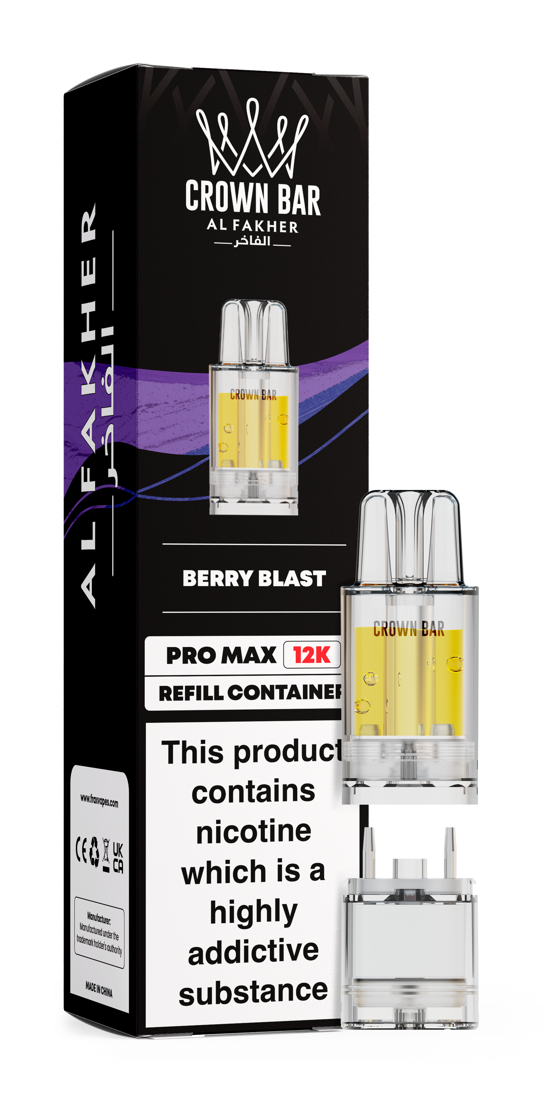 Al Fakher Crown Bar Pro Max 12K Refill Replacement Pod - Starting From £4.40