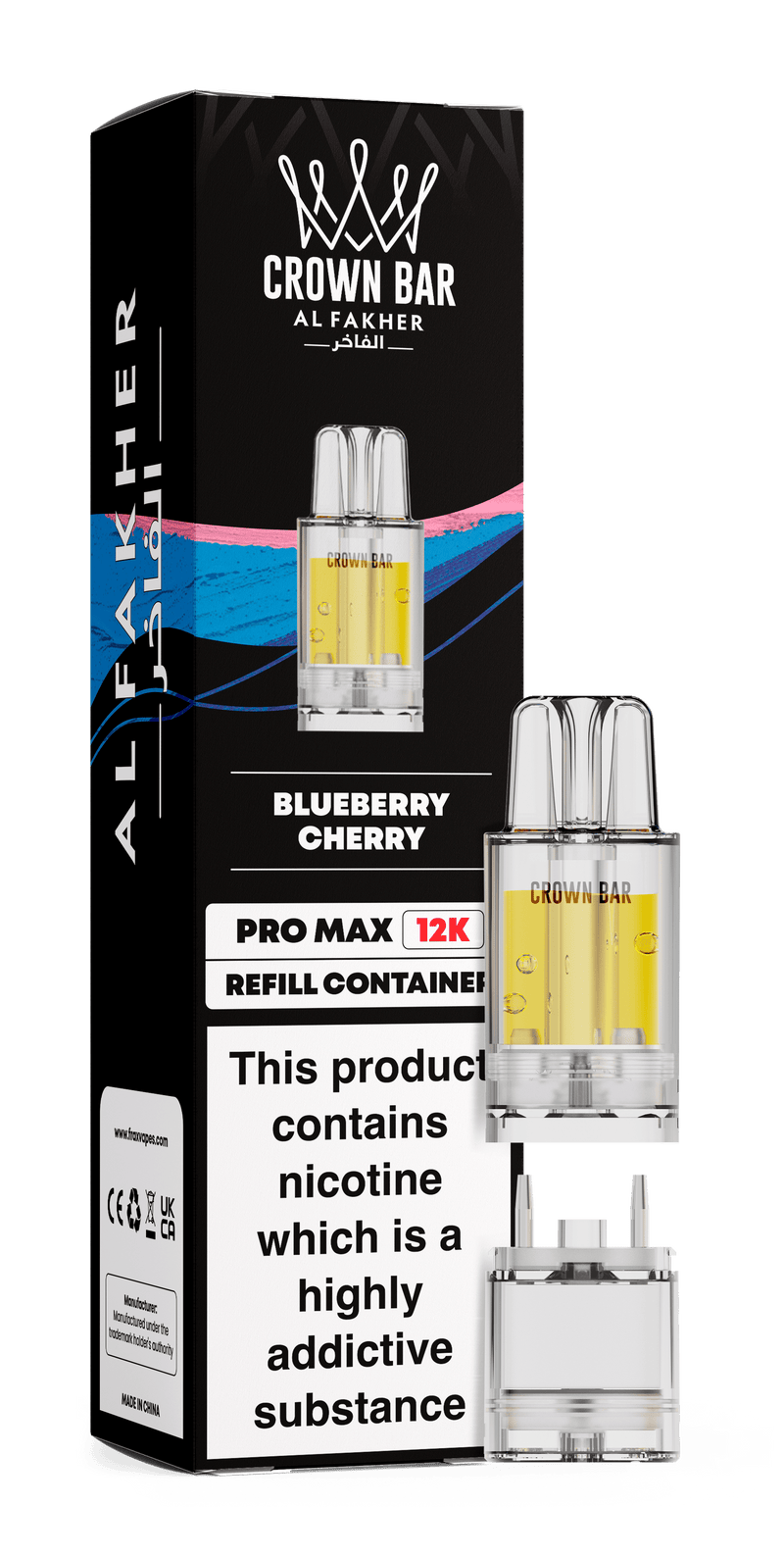Al Fakher Crown Bar Pro Max 12K Refill Replacement Pod - Starting From £4.40