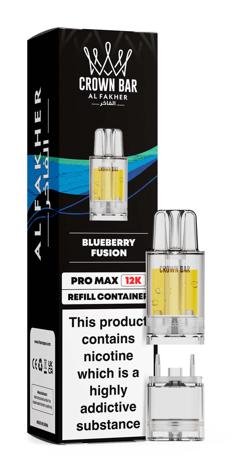 Al Fakher Crown Bar Pro Max 12K Refill Replacement Pod - Starting From £4.40