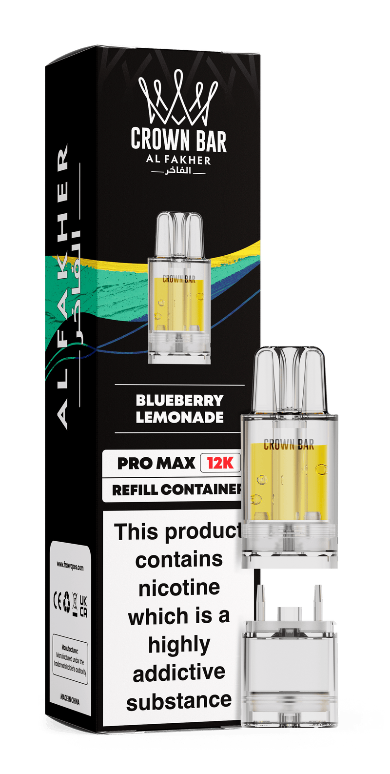 Al Fakher Crown Bar Pro Max 12K Refill Replacement Pod - Starting From £4.40