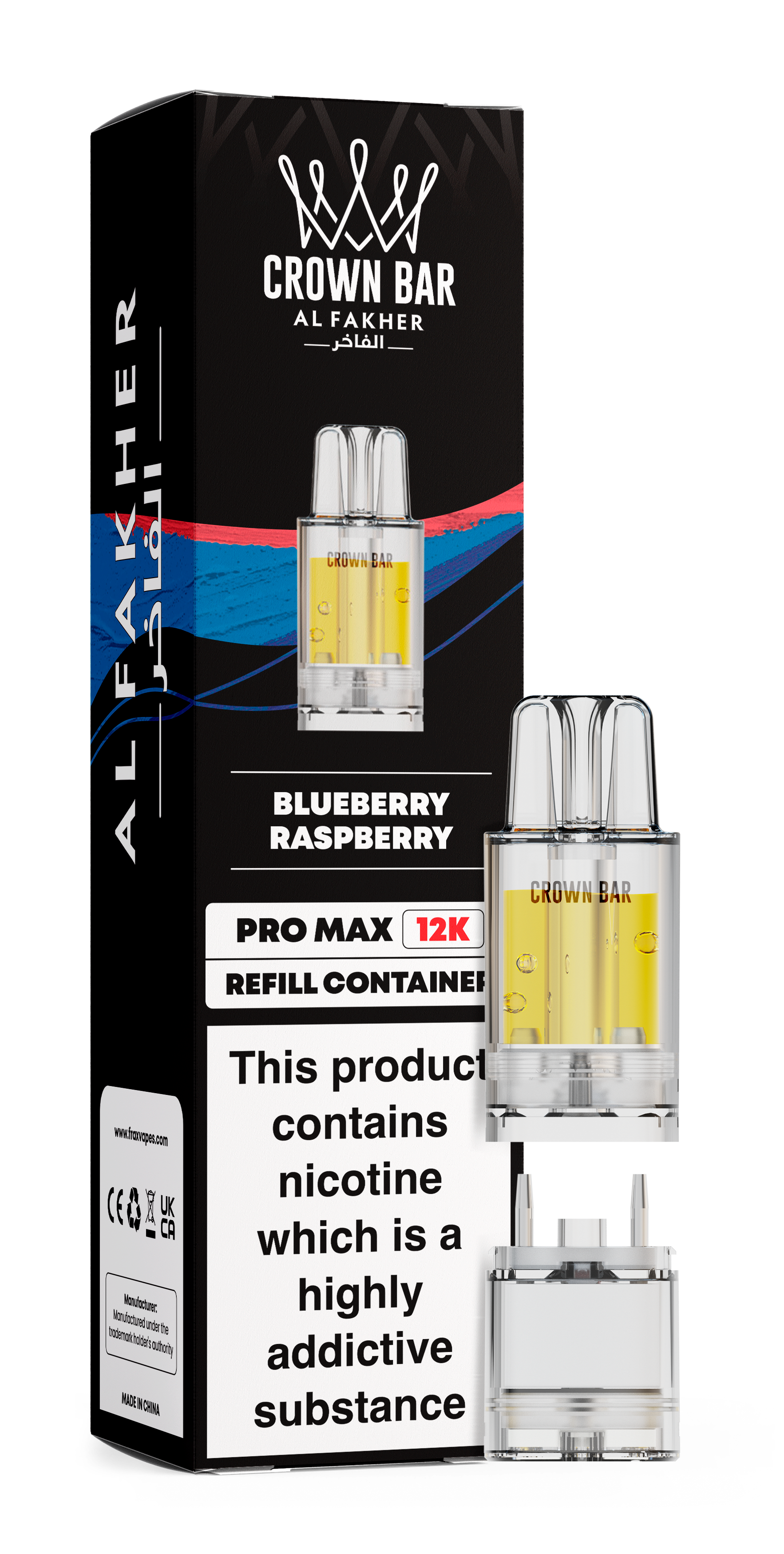 Al Fakher Crown Bar Pro Max 12K Refill Replacement Pod - Starting From £4.40