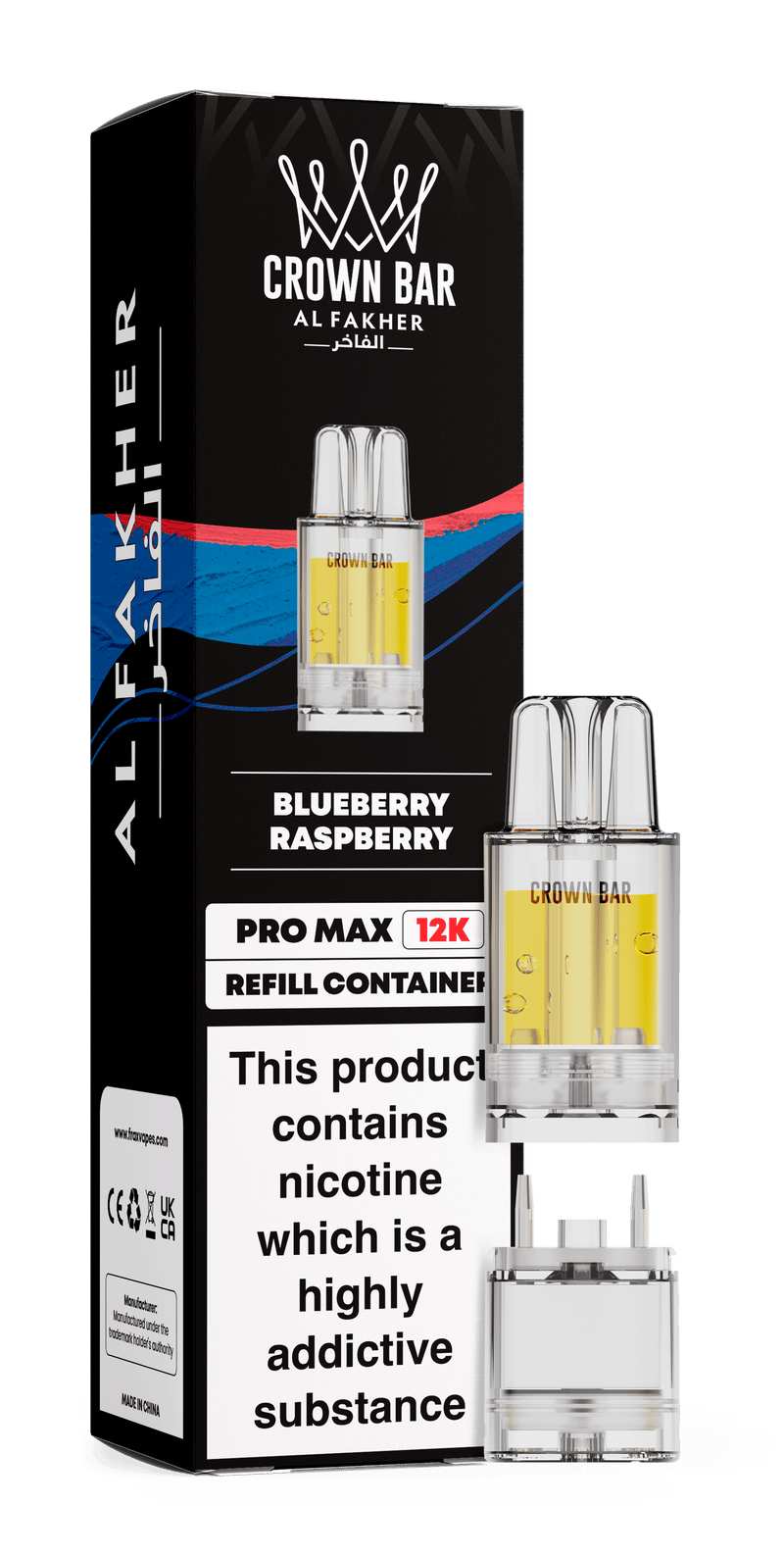 Al Fakher Crown Bar Pro Max 12K Refill Replacement Pod - Starting From £4.40