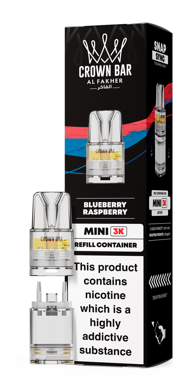 Al Fakher Crown Bar Mini 3K Refill Pods - Starting From £3.99