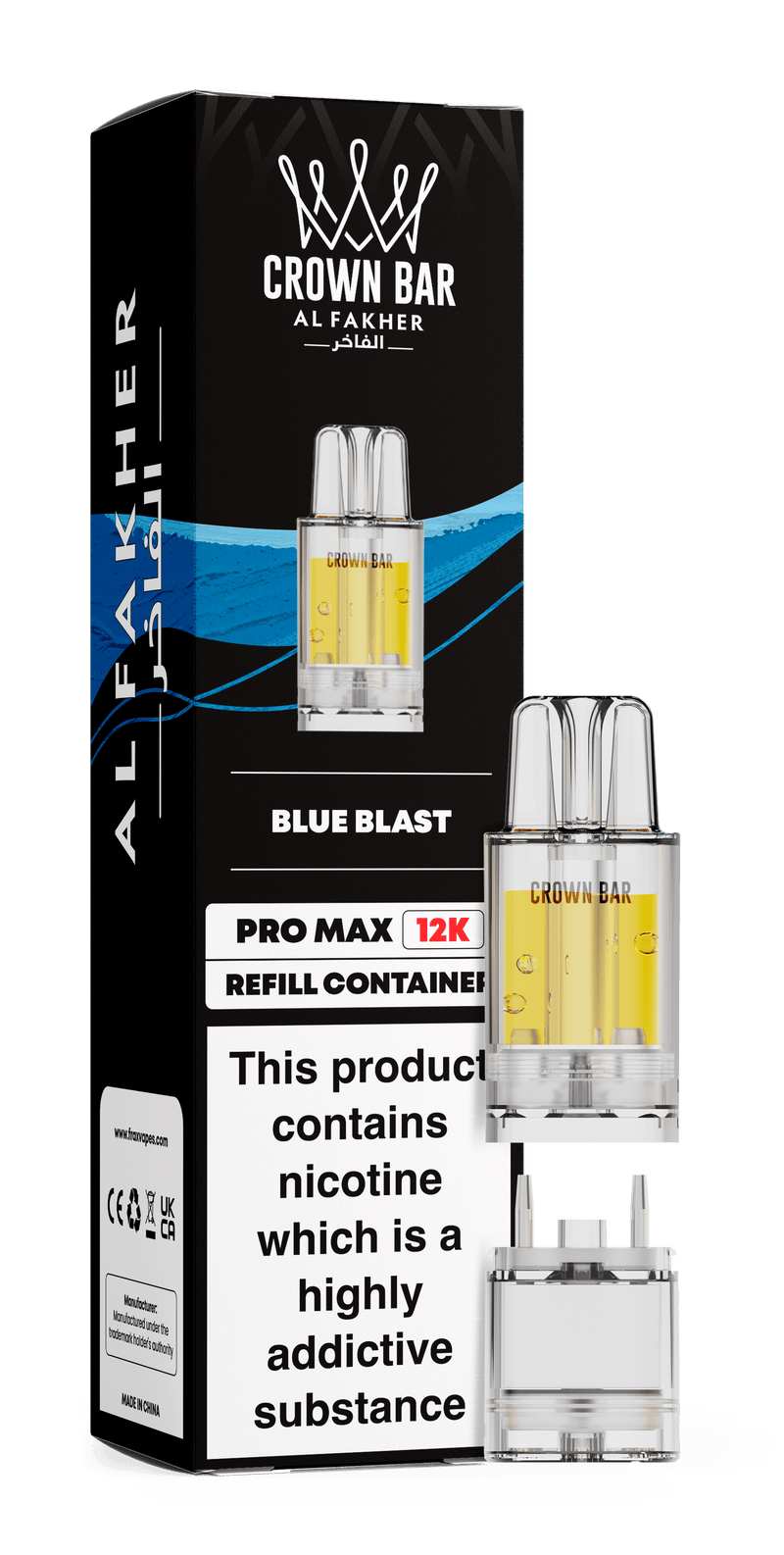 Al Fakher Crown Bar Pro Max 12K Refill Replacement Pod - Starting From £4.40