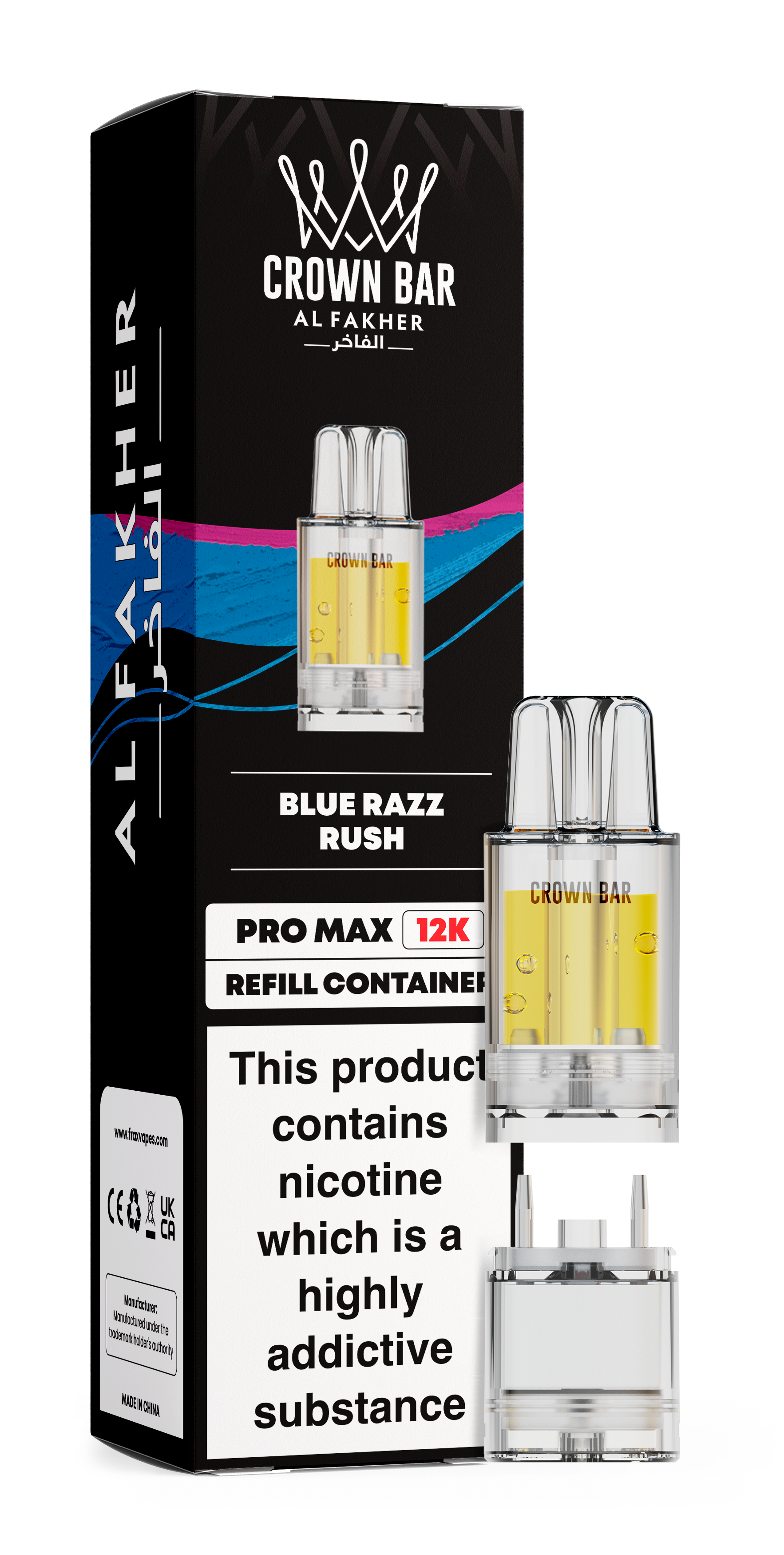 Al Fakher Crown Bar Pro Max 12K Refill Replacement Pod - Starting From £4.40