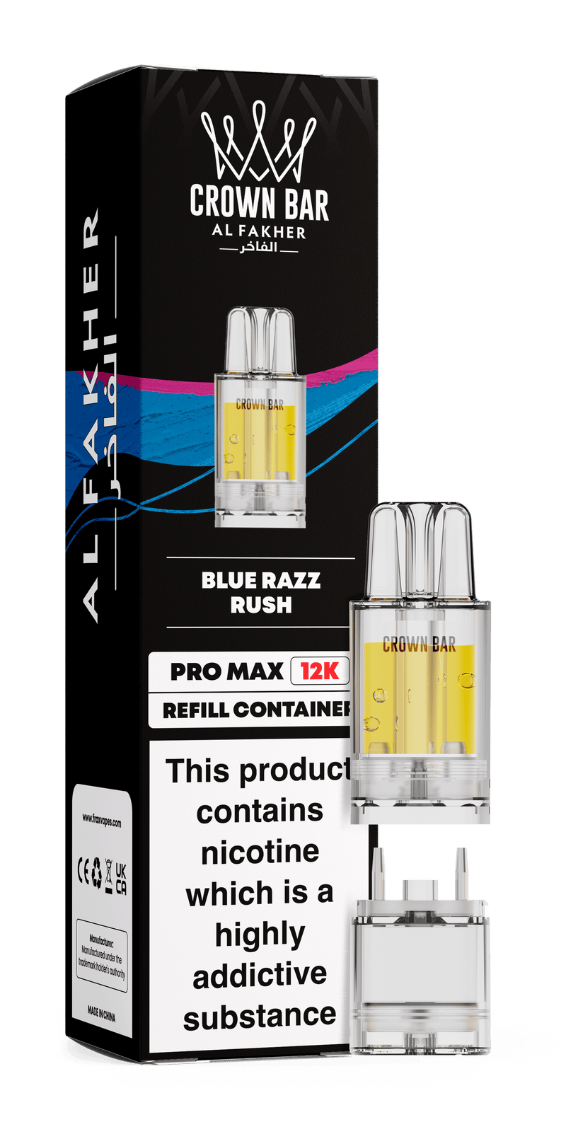 Al Fakher Crown Bar Pro Max 12K Refill Replacement Pod - Starting From £4.40
