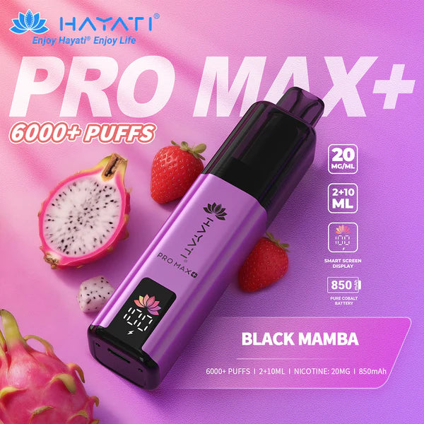 Hayati Pro Max Plus 6k Prefilled Pod kit - Starting From £6.79