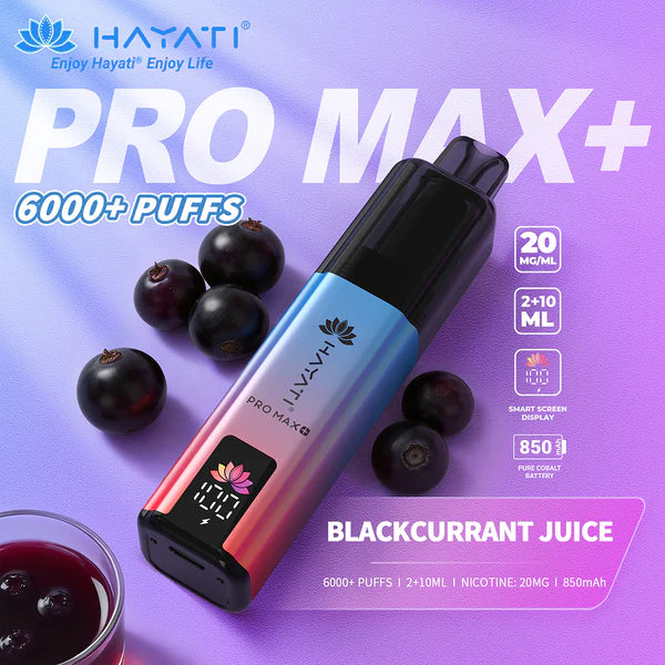 Hayati Pro Max Plus 6k Prefilled Pod kit - Starting From £6.79