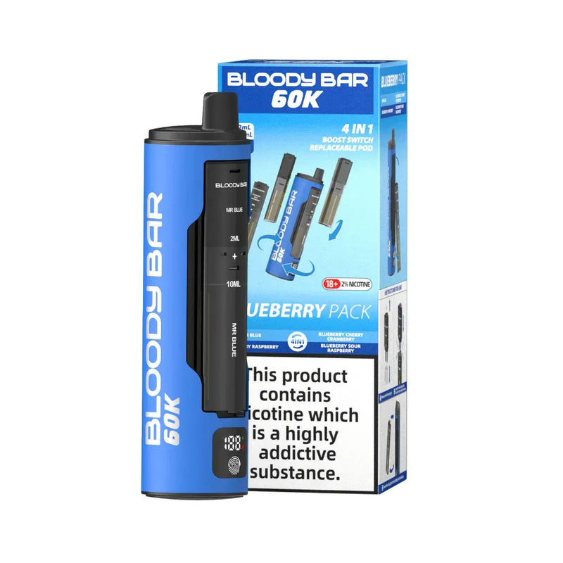 Bloody Bar 60K Puffs 4 in 1 Prefilled Pod Kit - Starting From £13.85