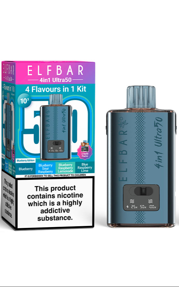 Elf bar 4 in 1 ultra 50 Prefilled Pod kit 2400 Puffs - Starting From £12.50