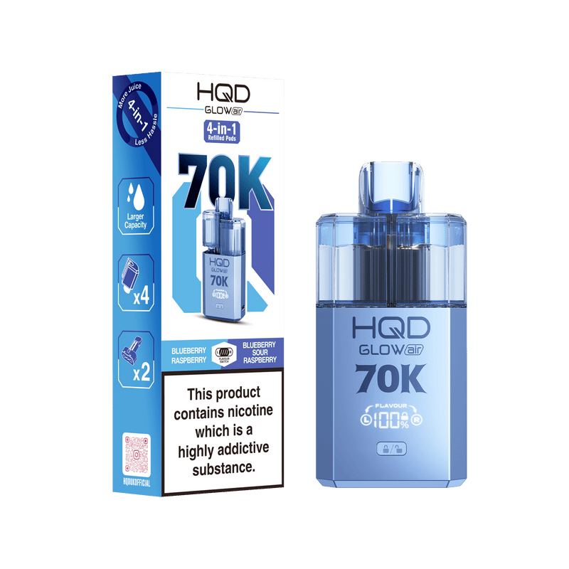 HQD Glow Air 70K, 70,000 Puffs