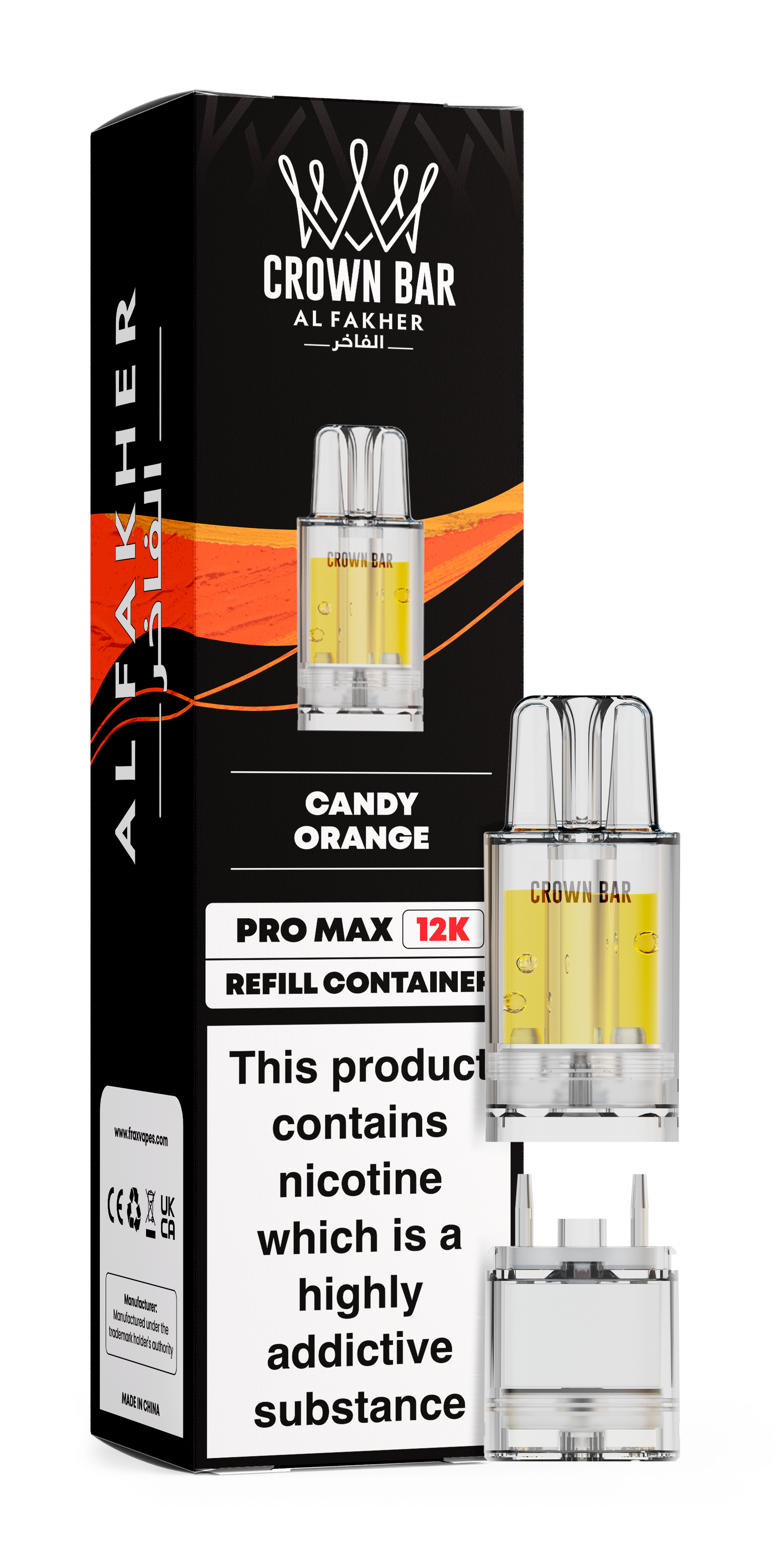 Al Fakher Crown Bar Pro Max 12K Refill Replacement Pod - Starting From £4.40