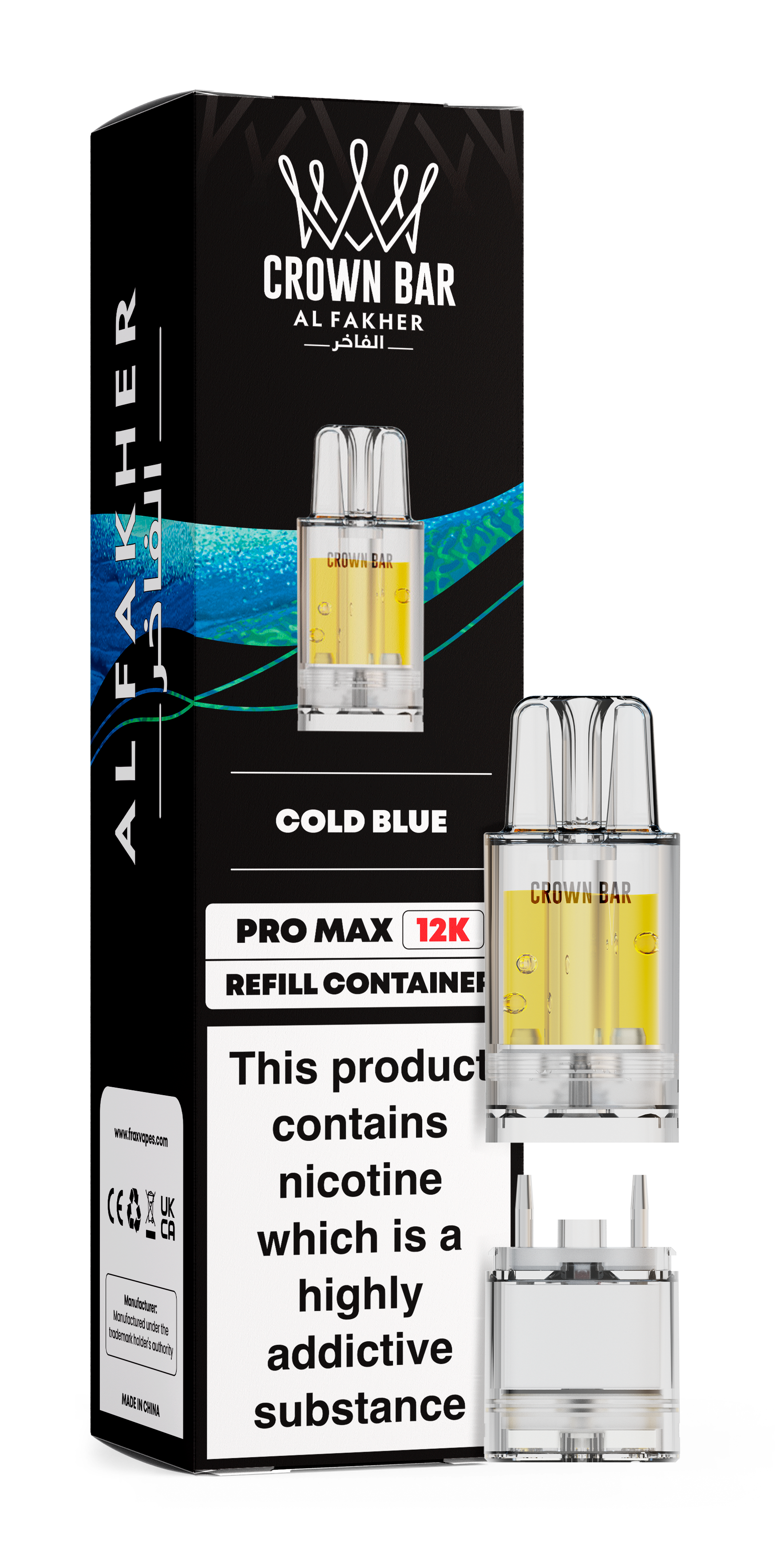 Al Fakher Crown Bar Pro Max 12K Refill Replacement Pod - Starting From £4.40