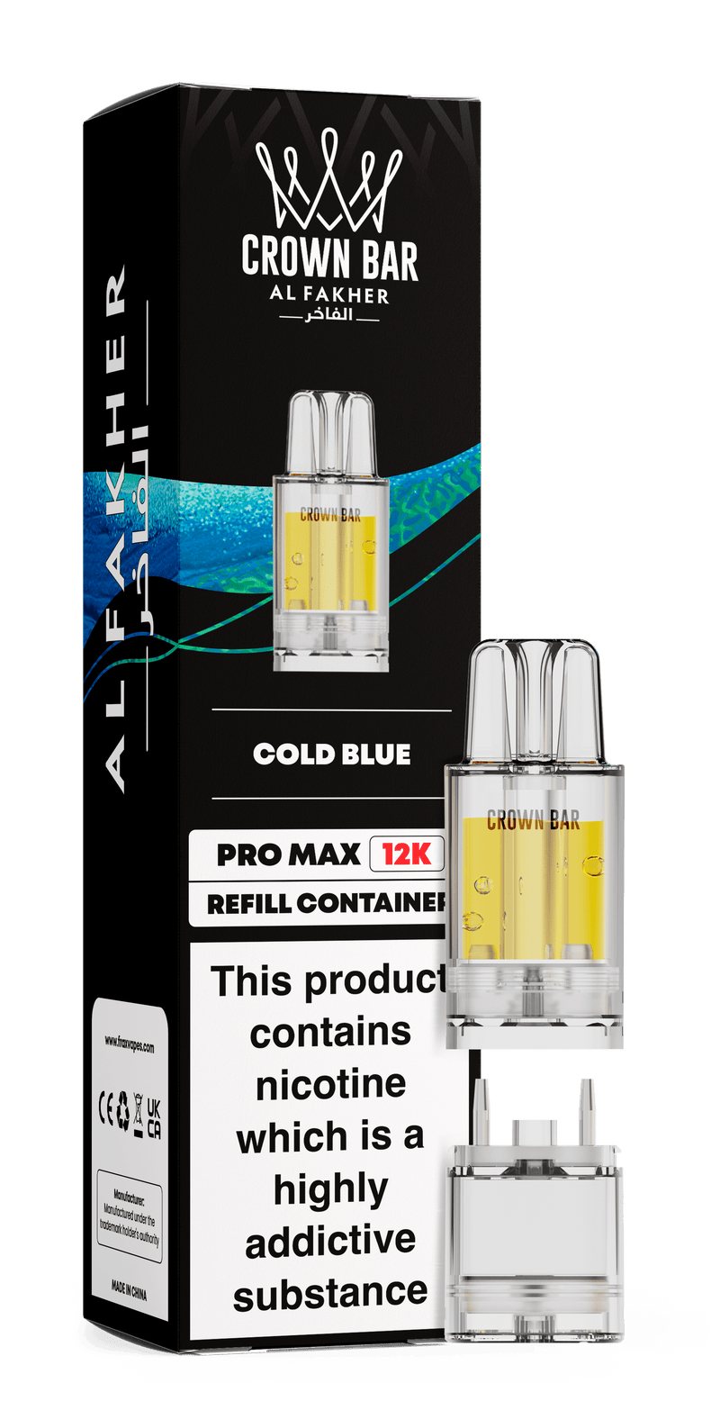 Al Fakher Crown Bar Pro Max 12K Refill Replacement Pod - Starting From £4.40
