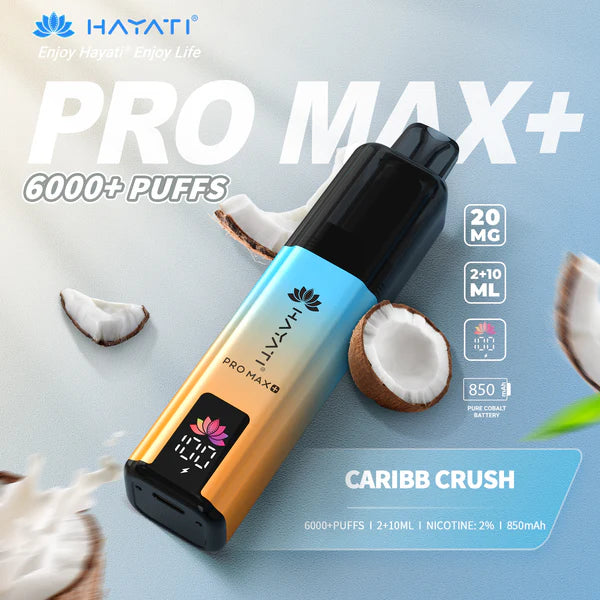 Hayati Pro Max Plus 6000 Puffs Prefilled Pod kit - From £7.80
