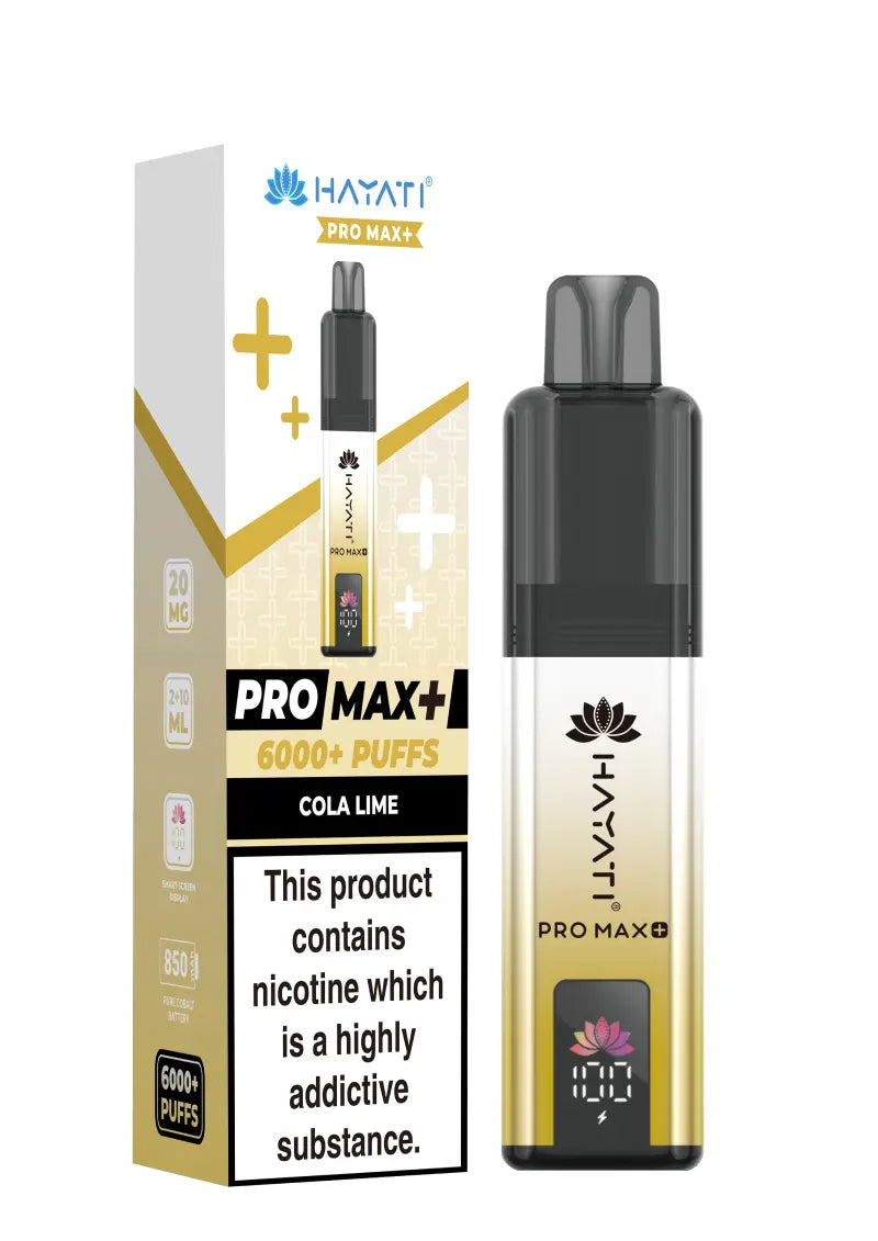 Hayati Pro Max Plus 6k Prefilled Pod kit - Starting From £6.79