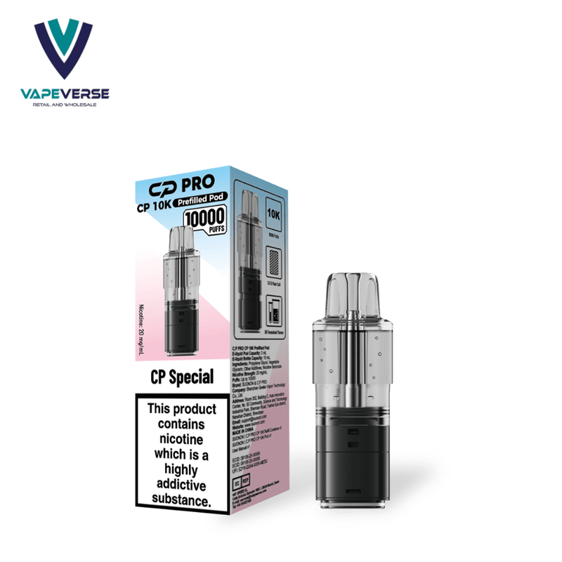 CP Pro CP 10k Prefilled refill Pods - Any 3 for £11.79