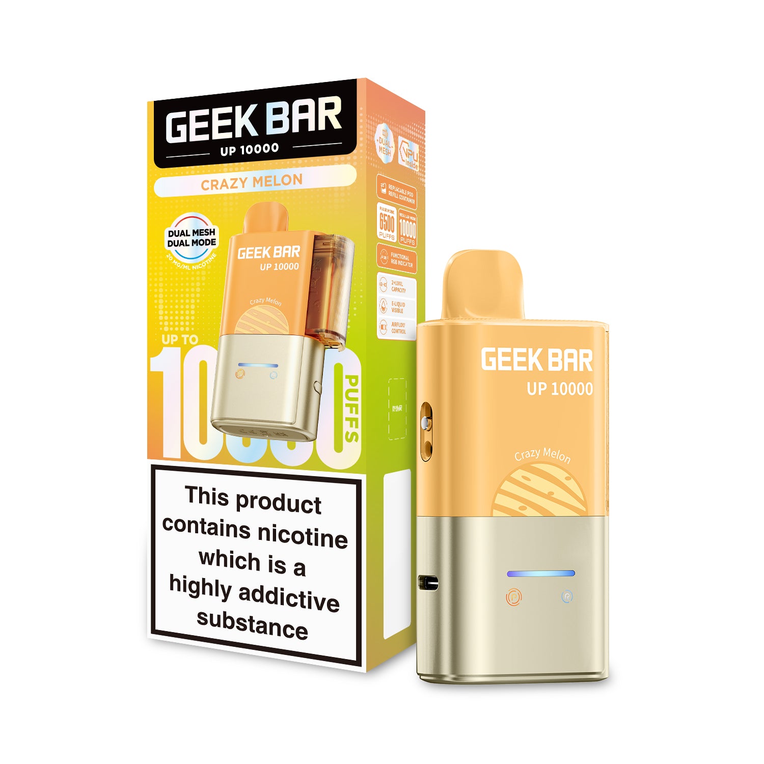 Geek Bar UP 10,000 Puffs Prefilled Pod Kit