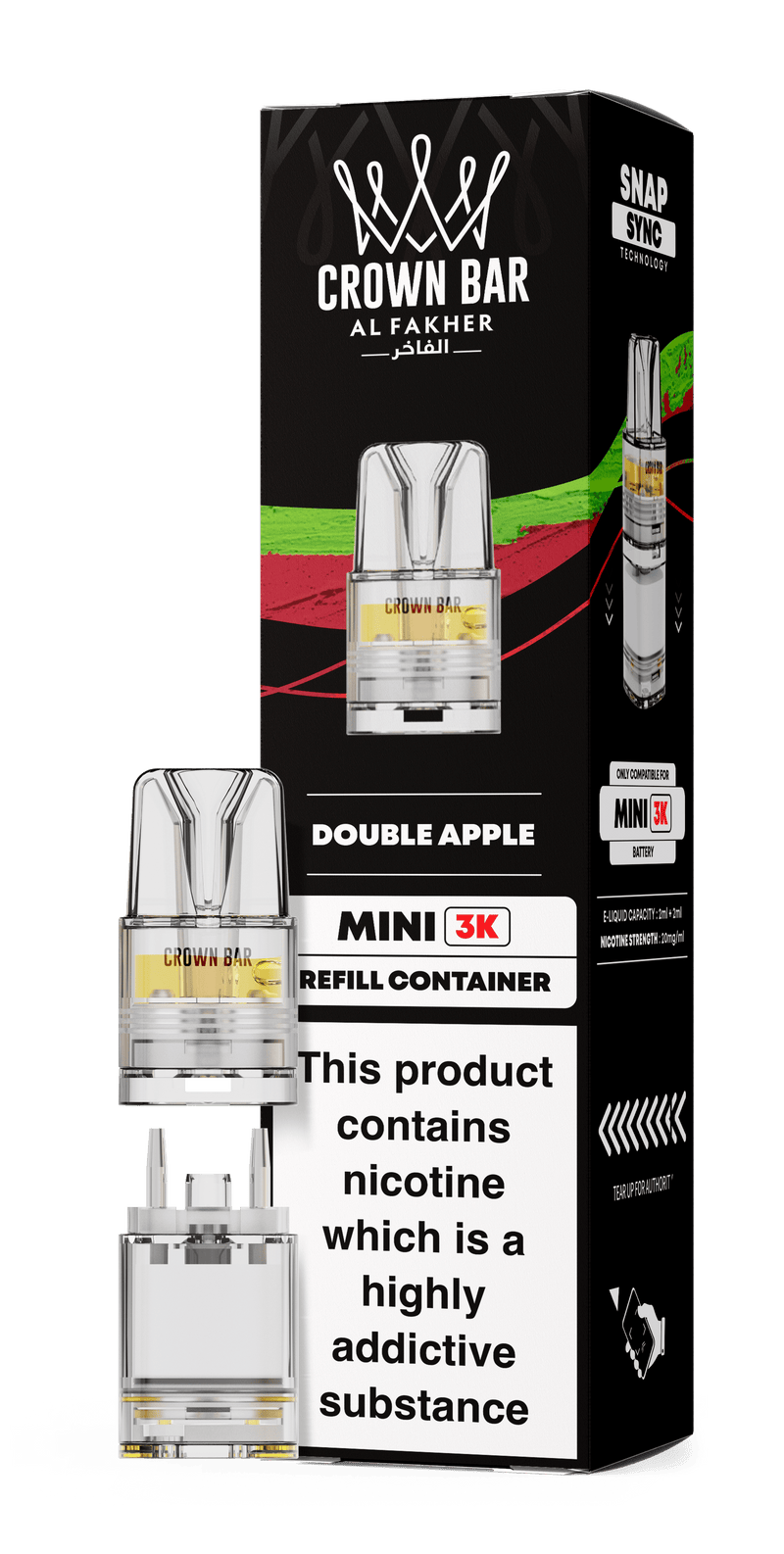 Al Fakher Crown Bar Mini 3K Refill Pods - Starting From £3.99