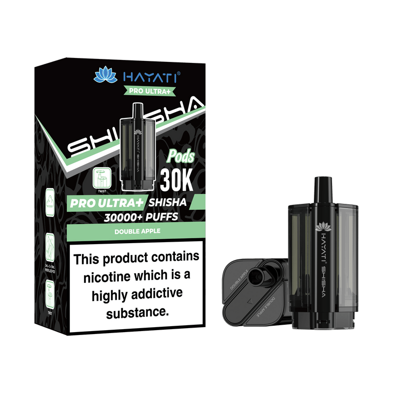 Hayati Shisha 30k Replacement Pods Pro Ultra Plus - £6.95 Only