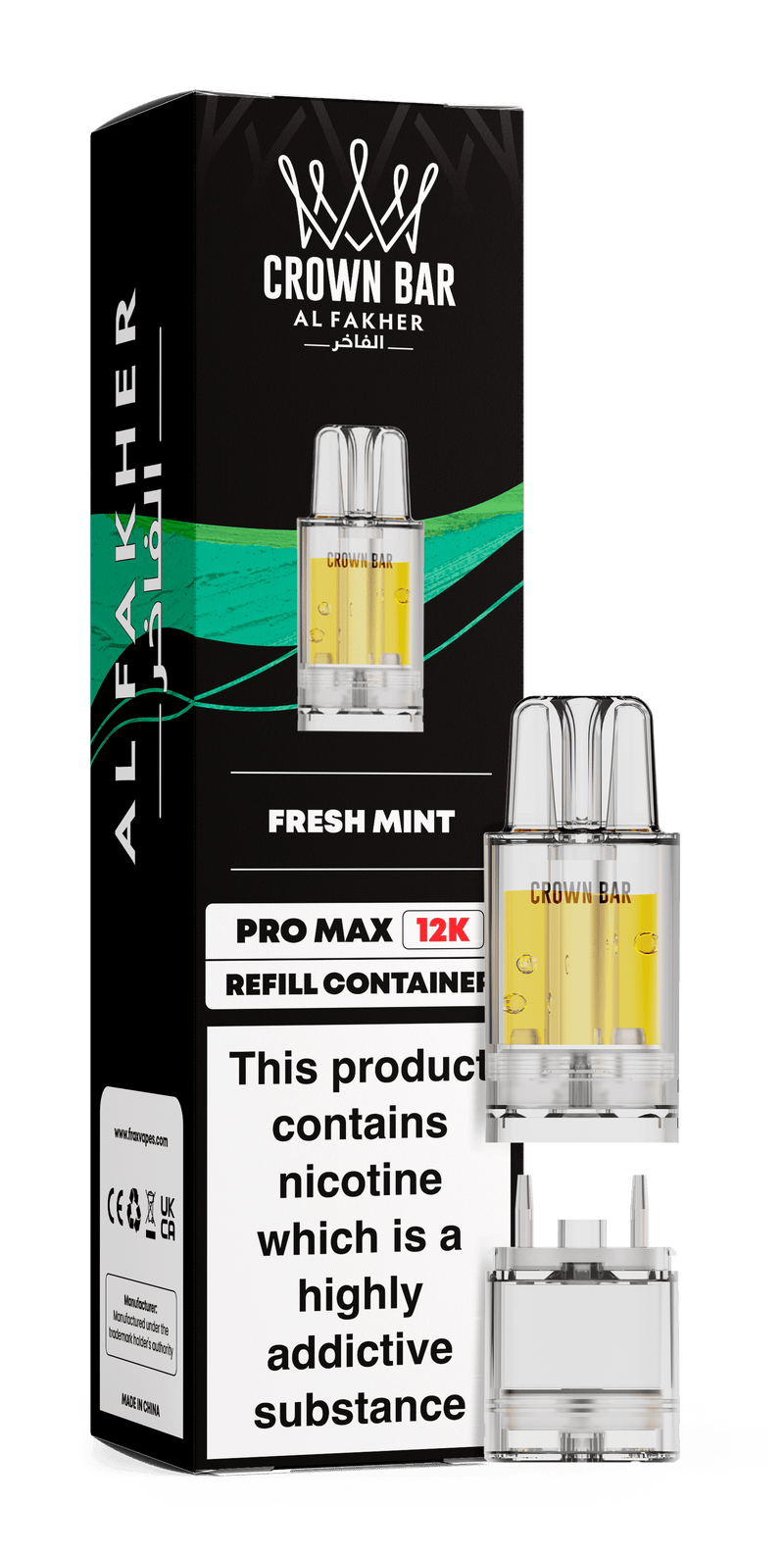 Al Fakher Crown Bar Pro Max 12K Refill Replacement Pod - Starting From £4.40