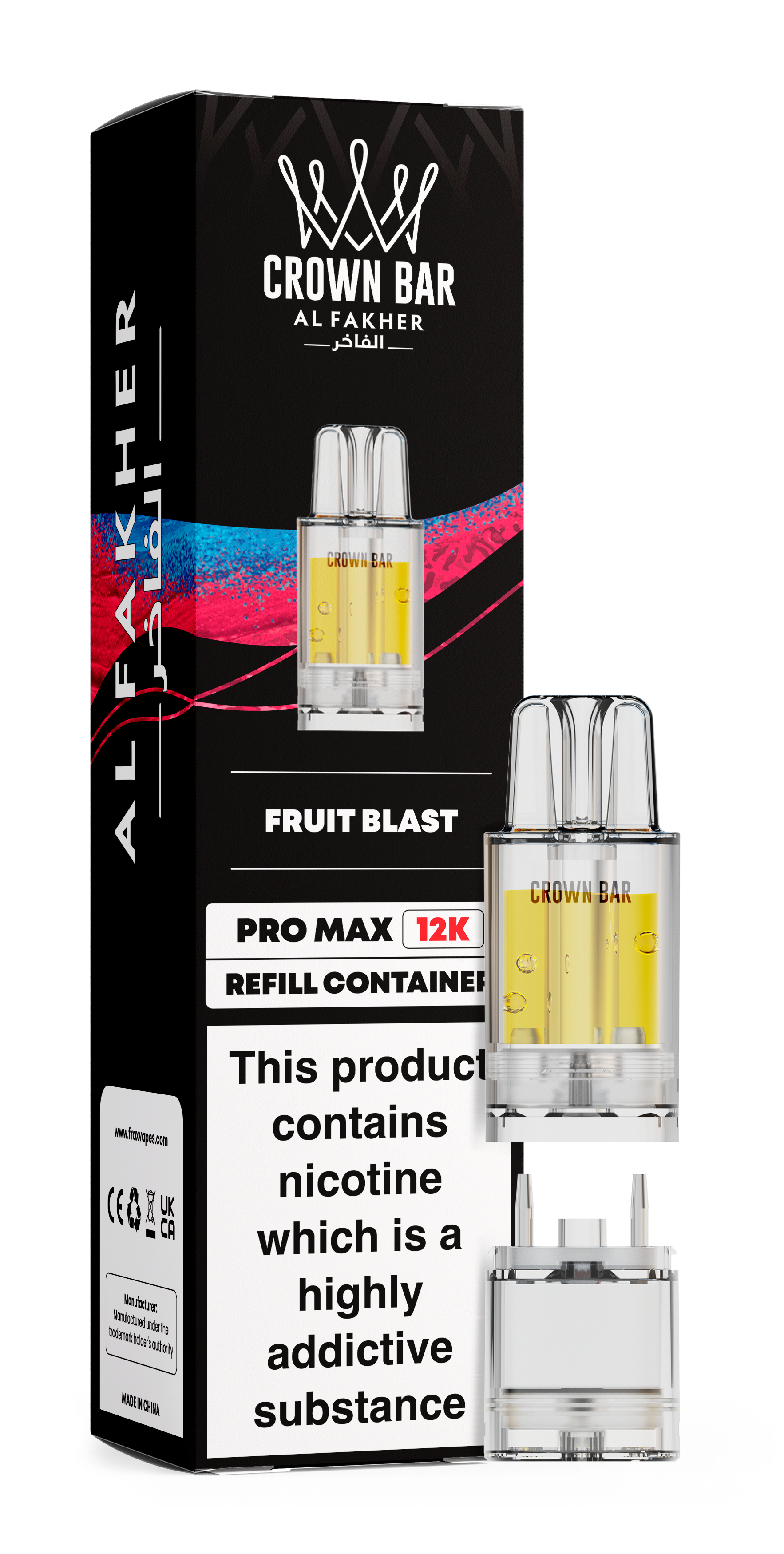 Al Fakher Crown Bar Pro Max 12K Refill Replacement Pod - Starting From £4.40