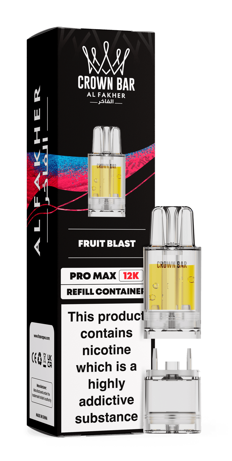 Al Fakher Crown Bar Pro Max 12K Refill Replacement Pod - Starting From £4.40