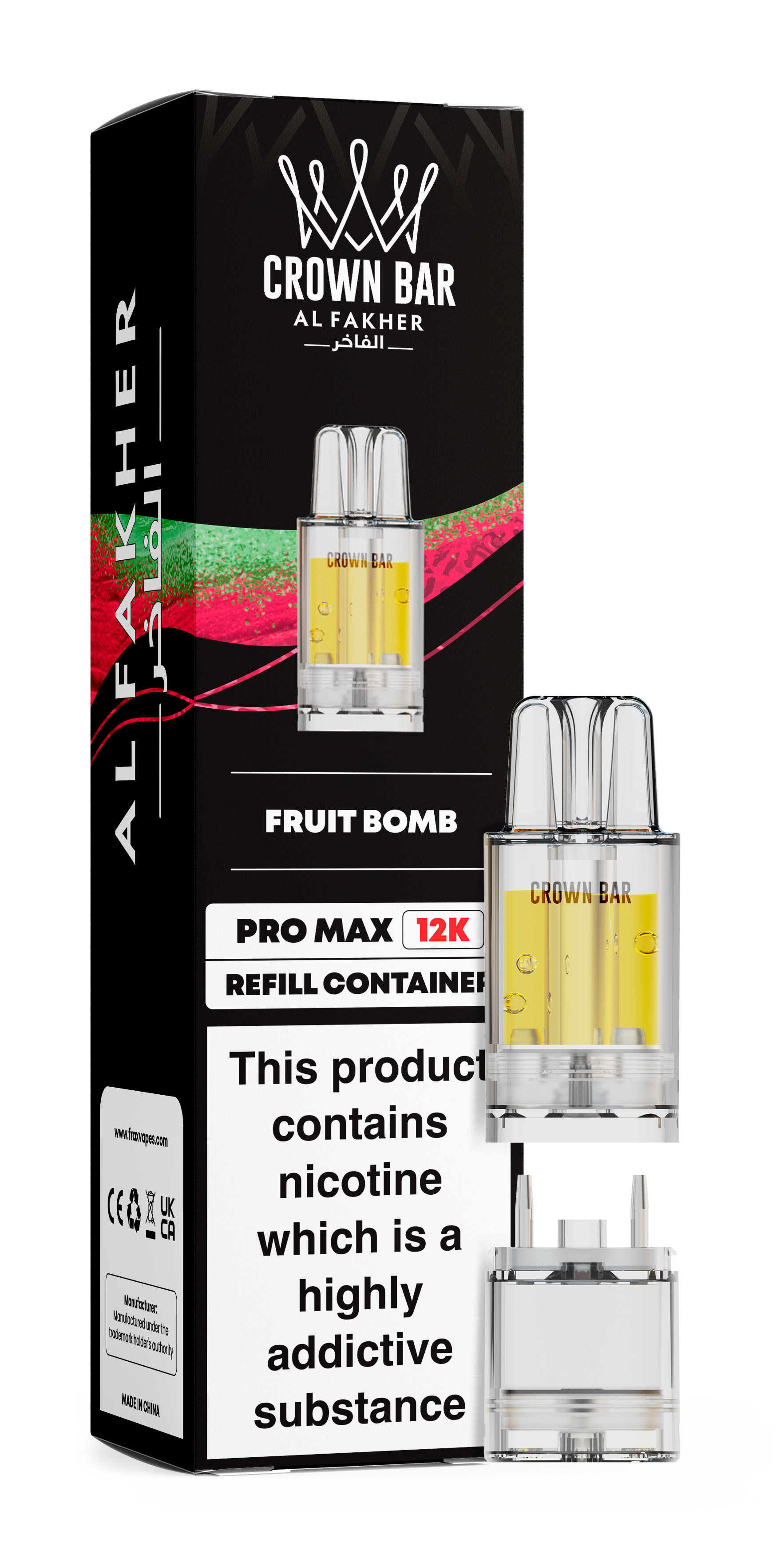 Al Fakher Crown Bar Pro Max 12K Refill Replacement Pod - Starting From £4.40