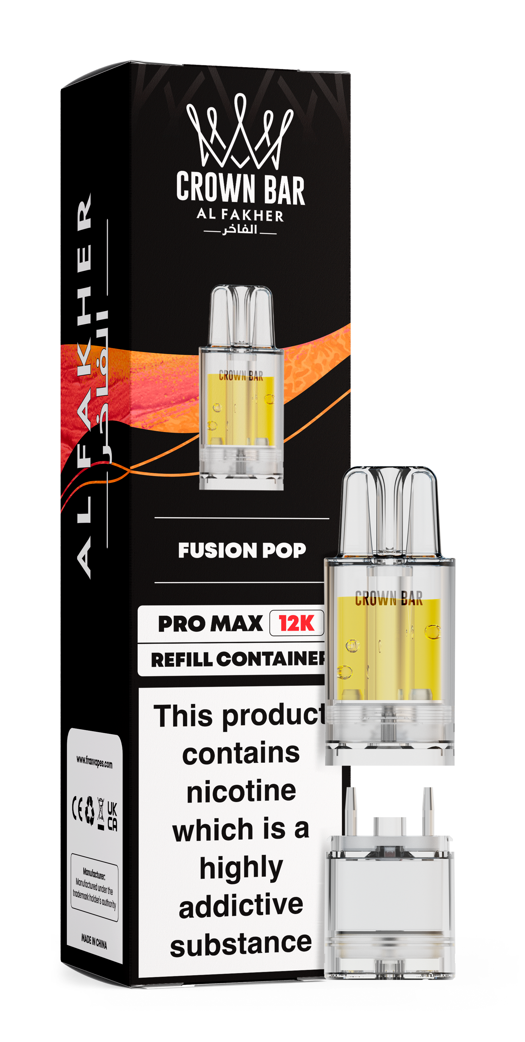 Al Fakher Crown Bar Pro Max 12K Refill Replacement Pod - Starting From £4.40