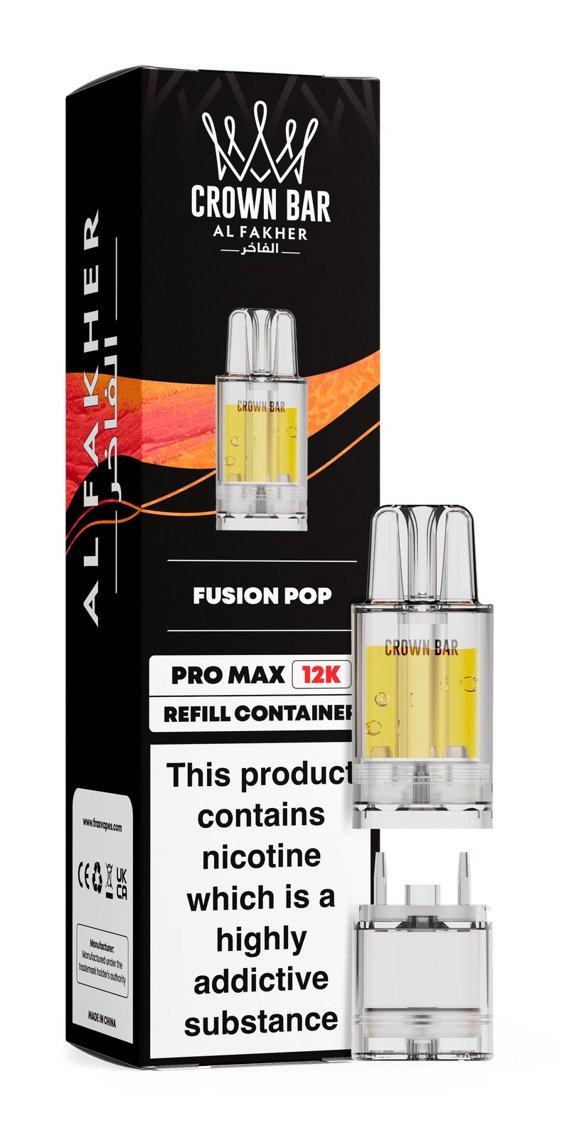 Al Fakher Crown Bar Pro Max 12K Refill Replacement Pod - Starting From £4.40