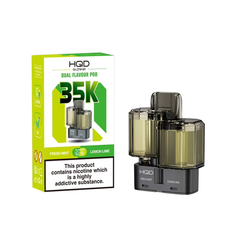 HQD Glow Air 35k Prefilled Refill Pods - Starting At £6.60