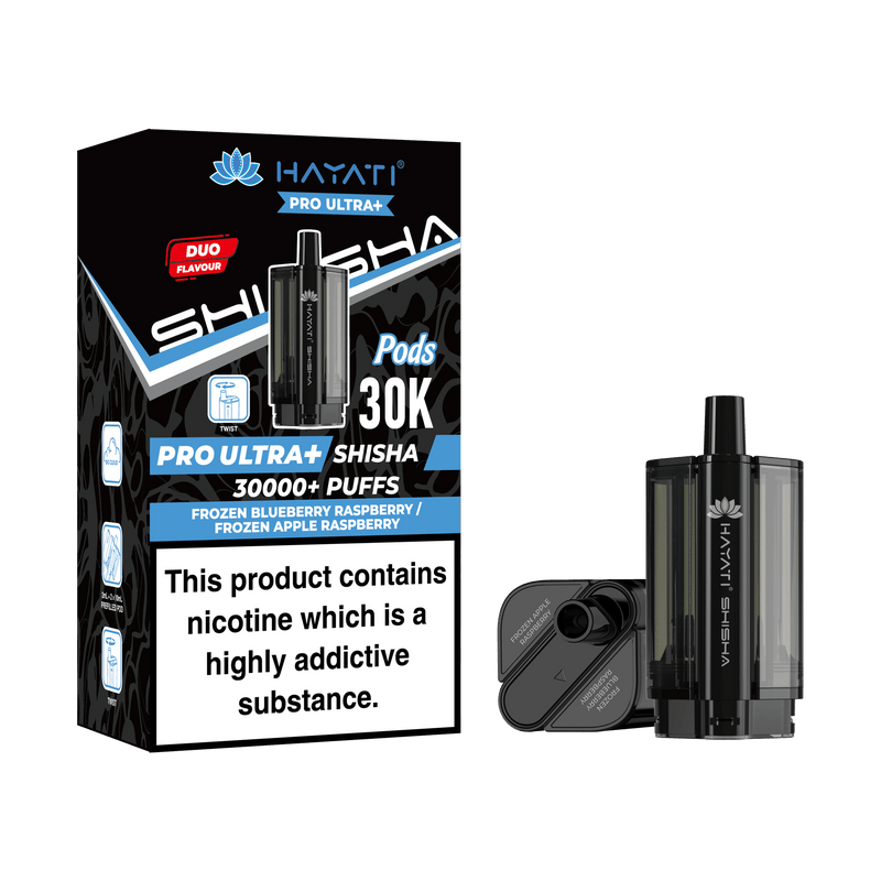 Hayati Shisha 30k Replacement Pods Pro Ultra Plus - £6.95 Only