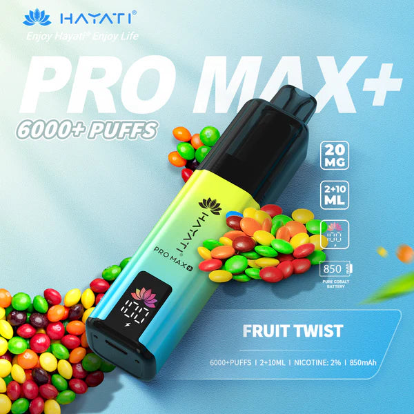 Hayati Pro Max Plus 6000 Puffs Prefilled Pod kit - From £7.80